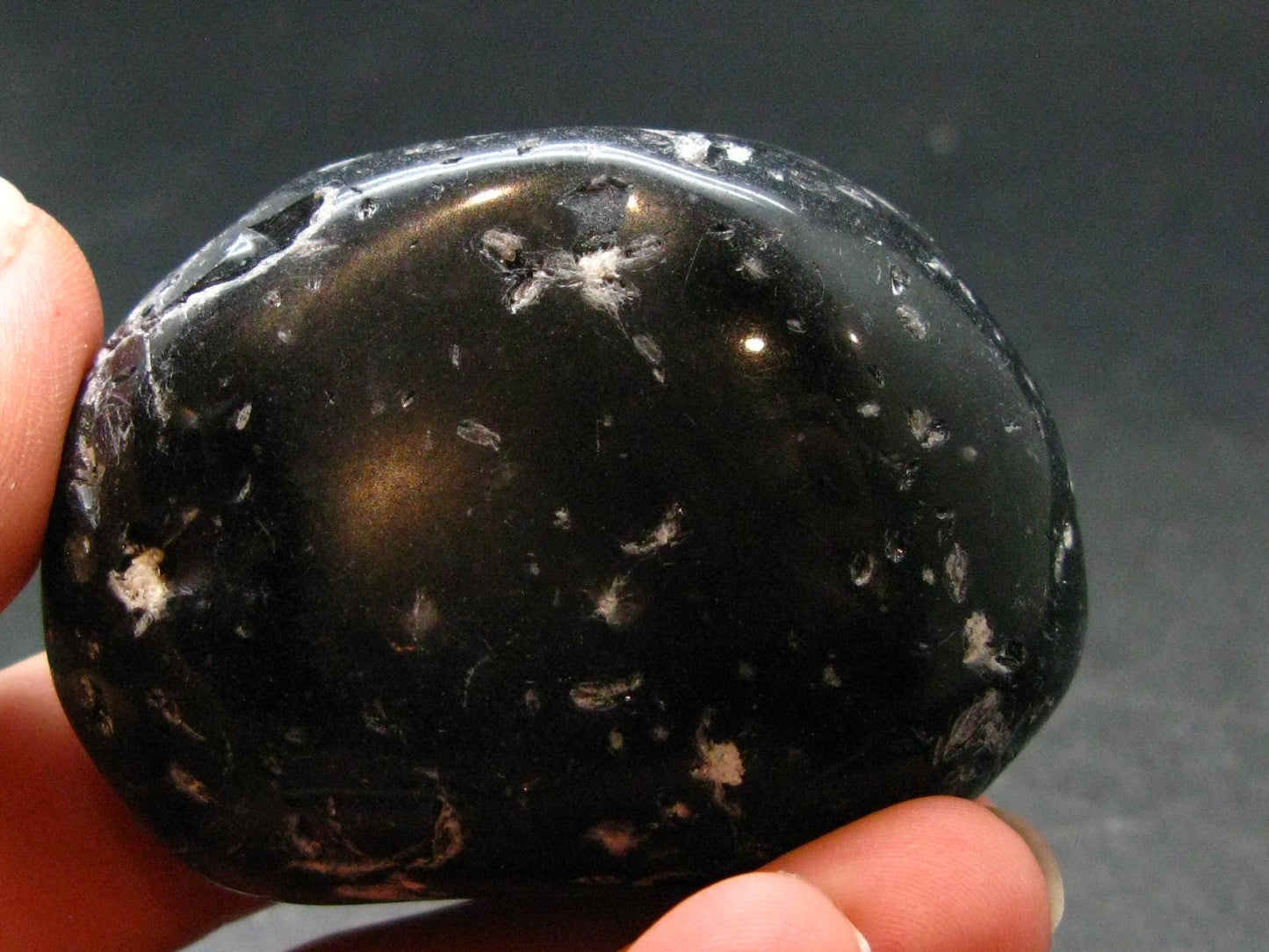 Cintamani Pearl of Fire Tumbled Stone from Indonesia - 2.2" - 99.77 Grams