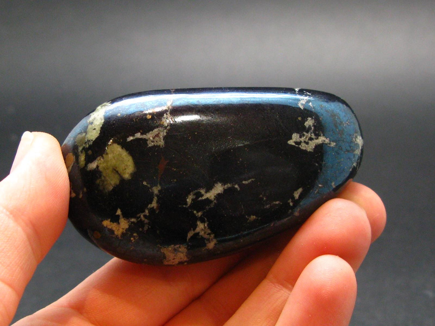 Covelite Covellite Tumbled Stone From Peru - 2.6" - 125.91 Grams