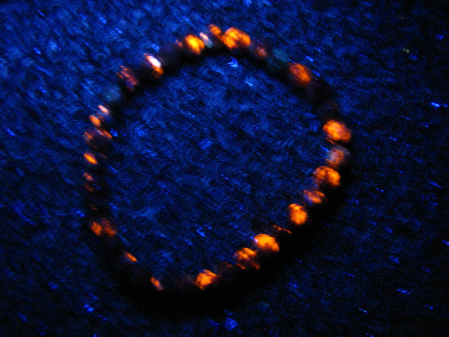 Yooperlite Genuine Bracelet ~ 7 Inches ~ 6mm Round Beads