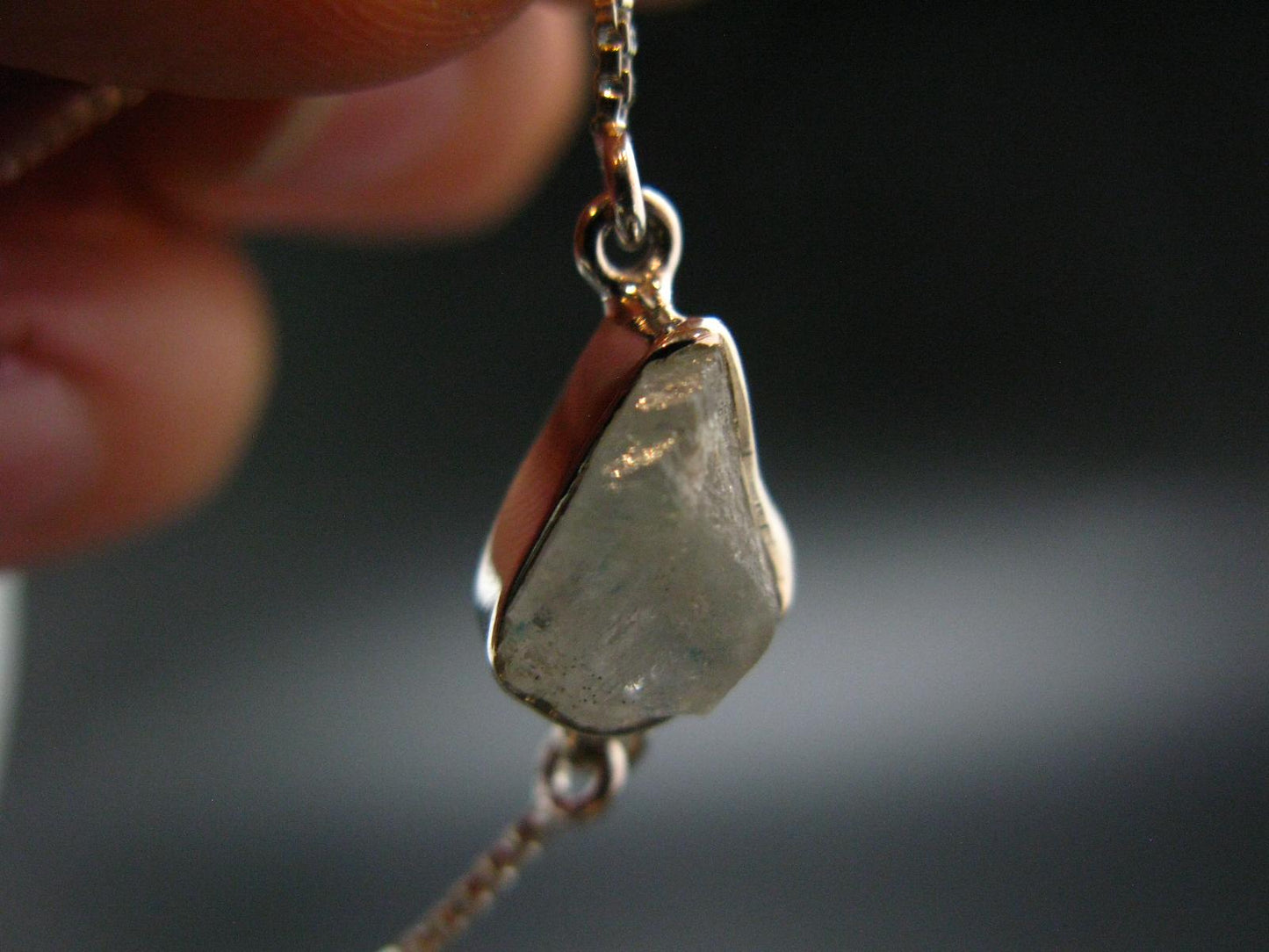 Euclase Silver Bracelet From Brazil - 3.27 Grams