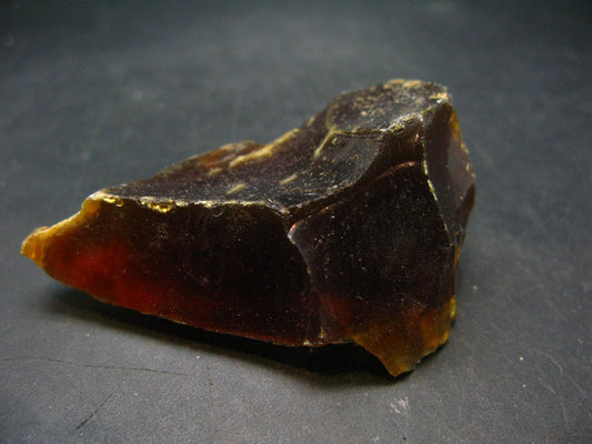 Rare Large Blue Amber Raw Piece Fluorescent From Indonesia - 2.6" - 25.17 Grams