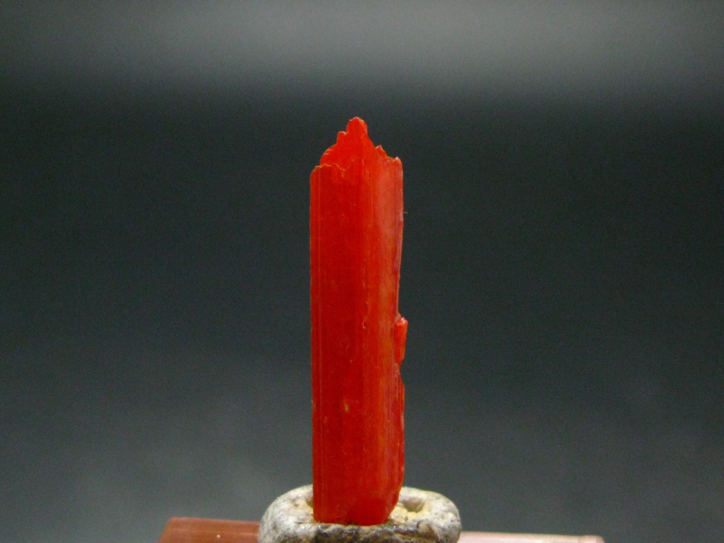 Large Orange Crocoite Crystal From Australia - 0.9" - 6.80 Carats