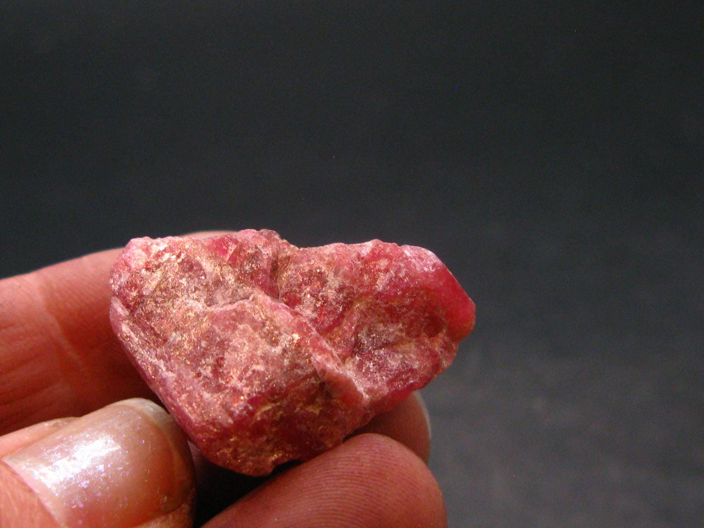 Large Rhodonite Rodonite Crystal From Brazil - 9.18 Grams - 1.0"