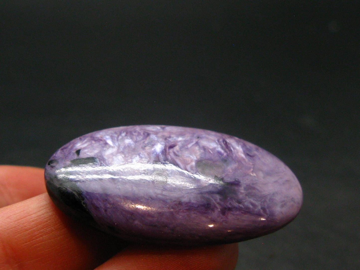Rare High-Quality Charoite Cabochon From Russia - 1.7"
