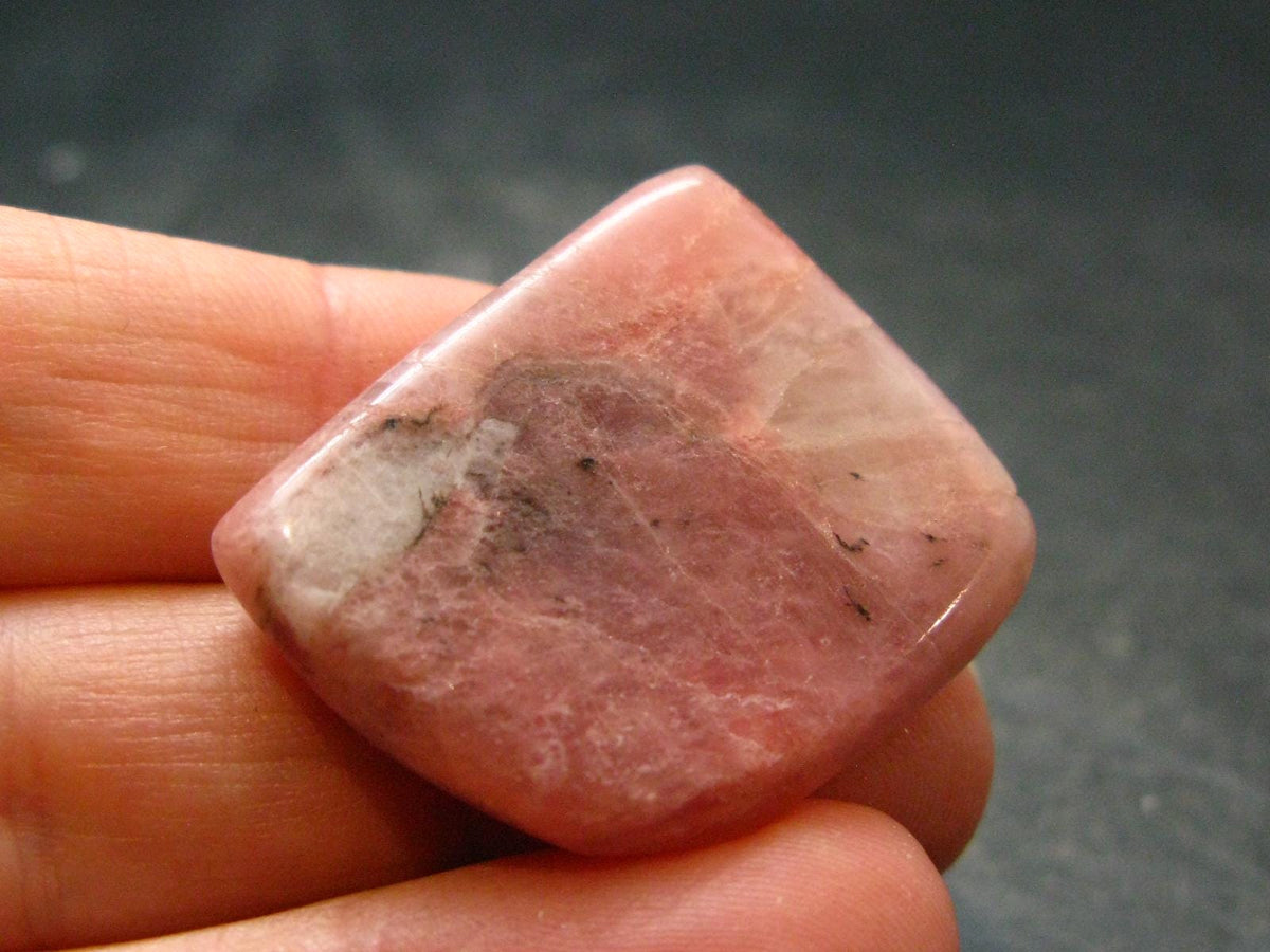 Rare Pink Petalite Tumbled Stone From Canada - 1.1" - 9.33 Grams