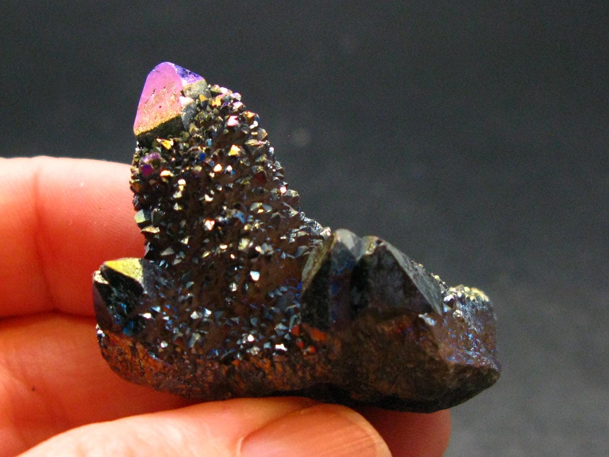 Aura Quartz Cluster From Brazil - 1.2" - 21.18 Grams