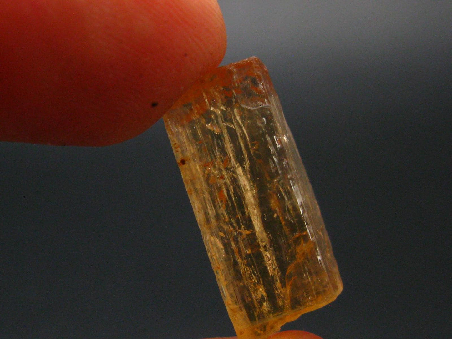 Imperial Topaz Crystal From Brazil - 0.7" - 2.57 Grams