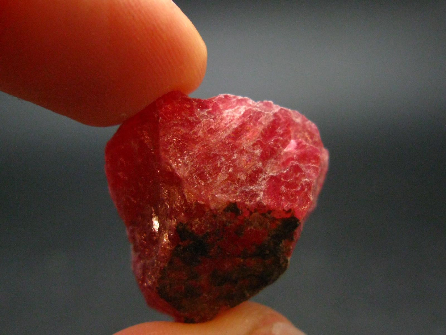 Large Rhodonite Rodonite Crystal From Brazil - 12.54 Grams - 0.9"