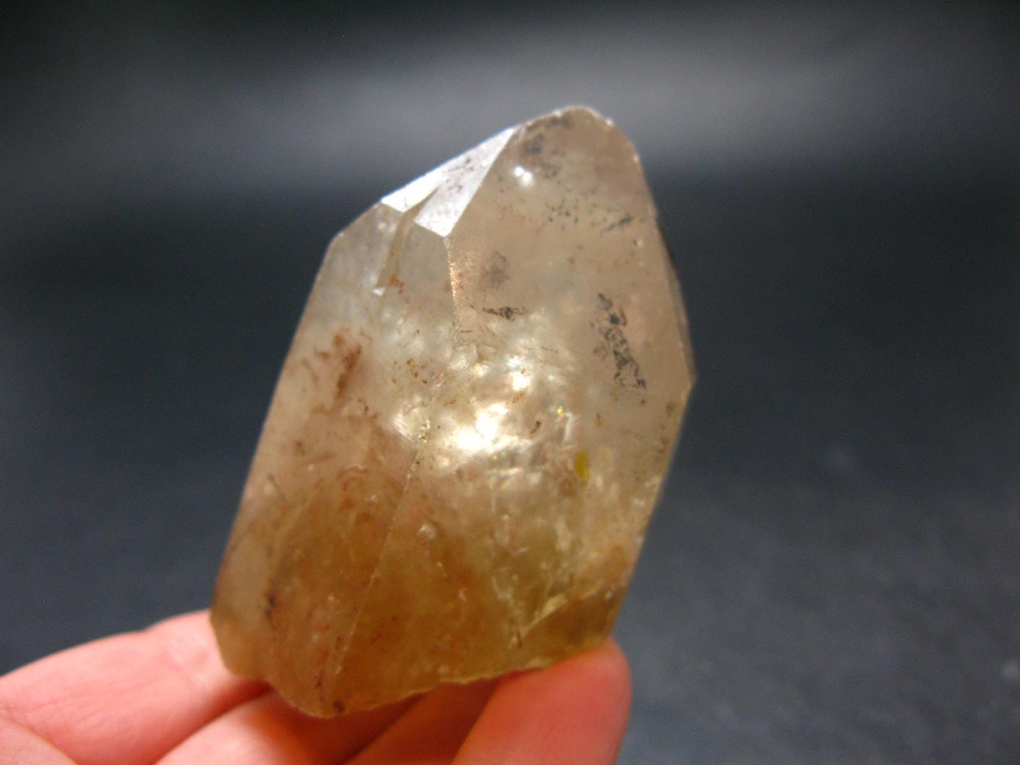 Natural Unheated Citrine Crystal from Congo - 138.06 Grams