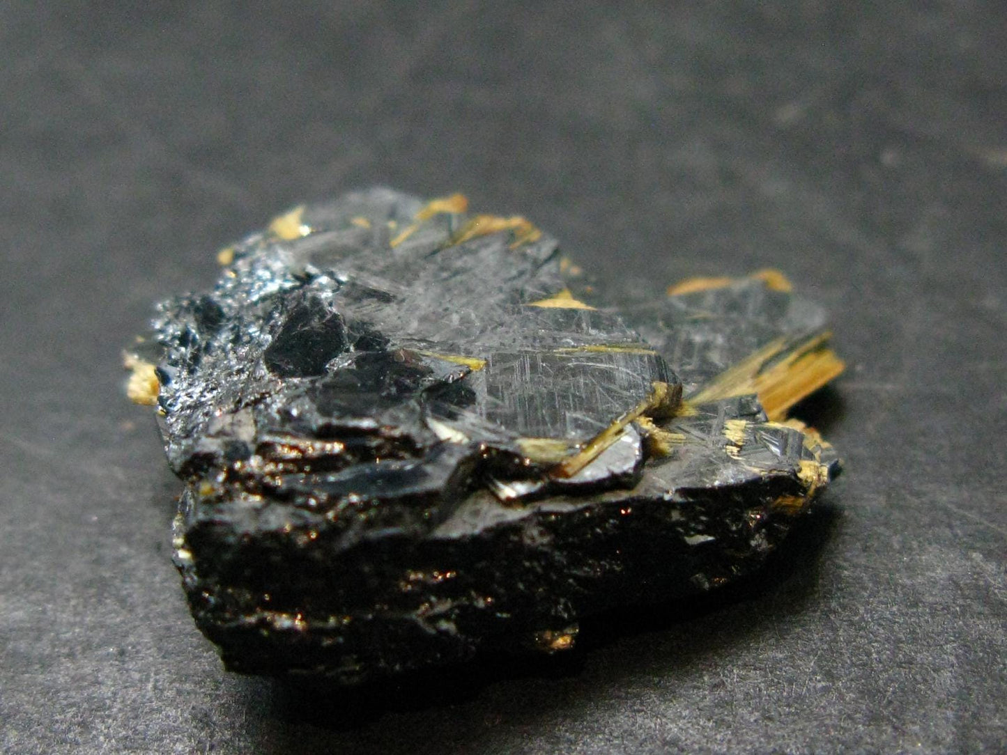 Large Hematite and Rutile Cluster from Brazil - 0.9" - 6.43 Grams