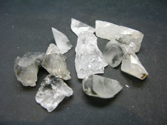 Lot of 10 Phenakite Phenacite Crystals From Brazil - 62.10 Carats