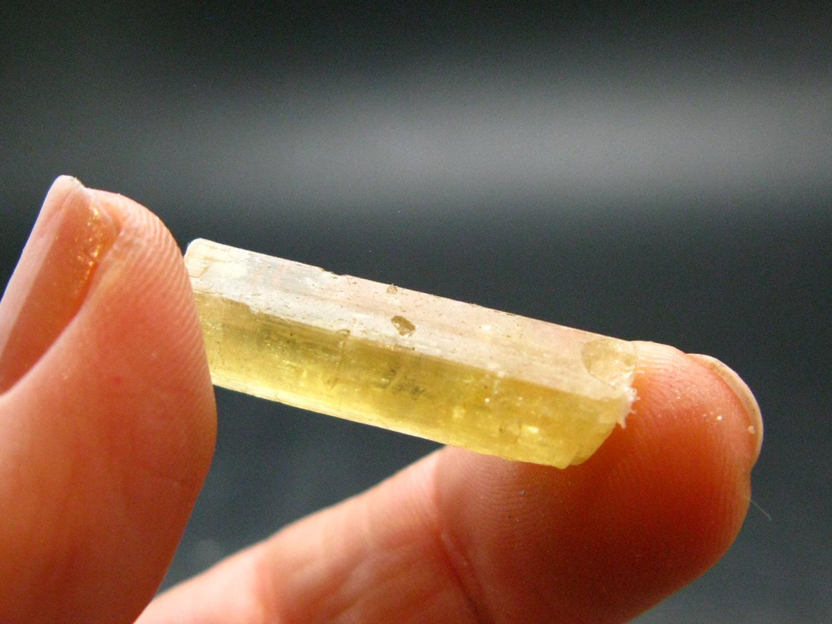 Gem Heliodor Golden Beryl Crystal From Tajikistan - 13.75 Carats - 1.0"