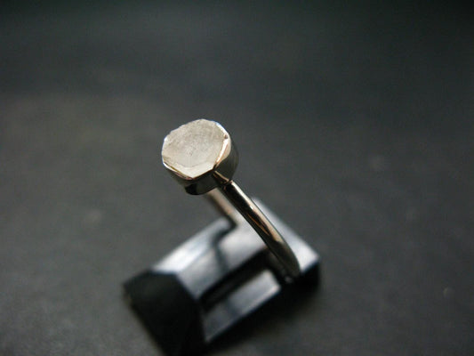 9.25 Carat Phenakite Phenacite Sterling Silver Size 7 Ring from Brazil