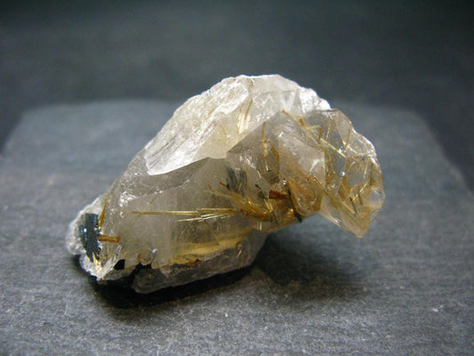 Large Rutilated Smoky Quartz Crystal from Brazil - 1.7" - 22.60 Grams