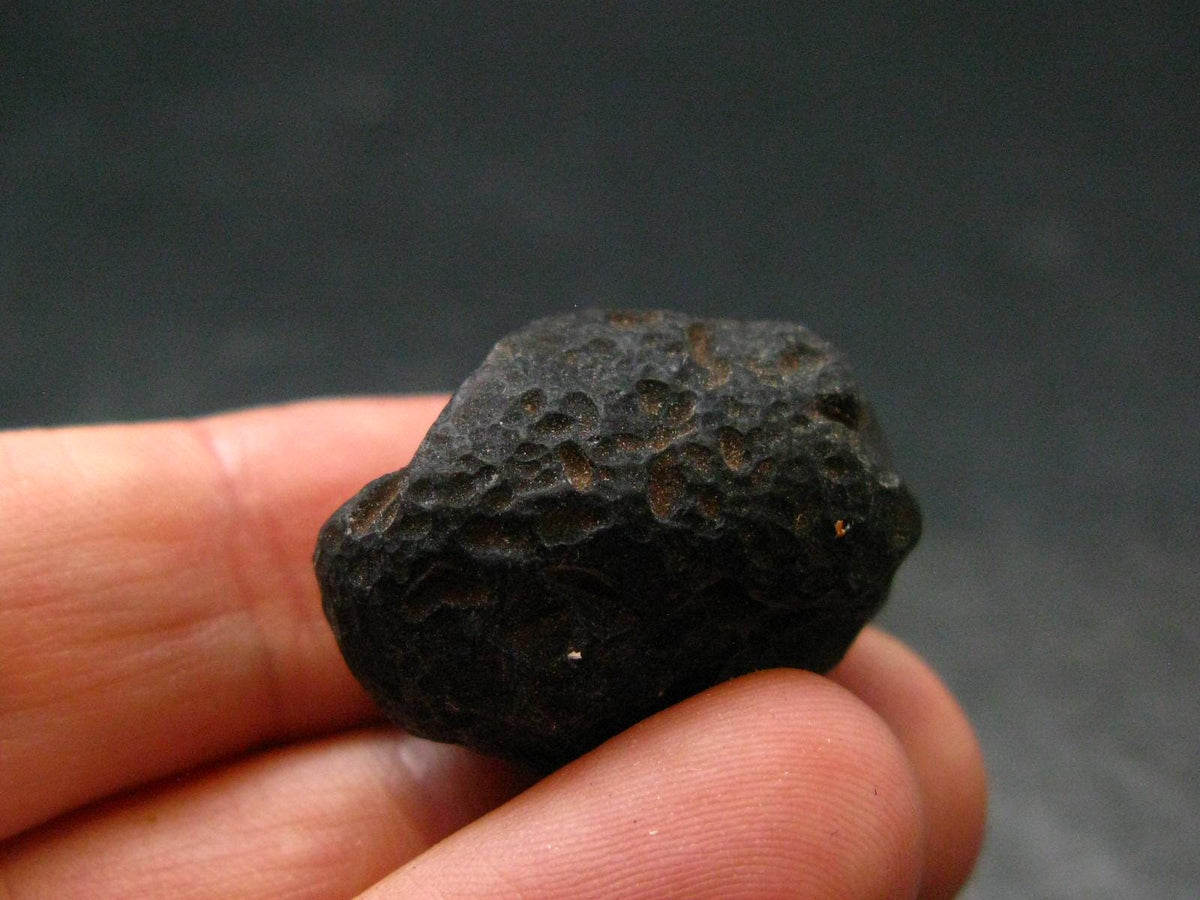 Rare Saffordite Cintamani Stone Pseudotektite Piece from Arizona USA - 37.90 Carats - 0.9"