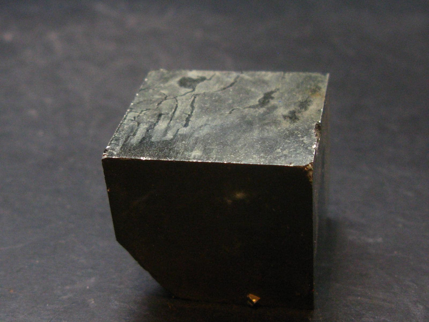 Perfect Pyrite Cube Crystal from Spain - 1.0" - 75.2 Grams