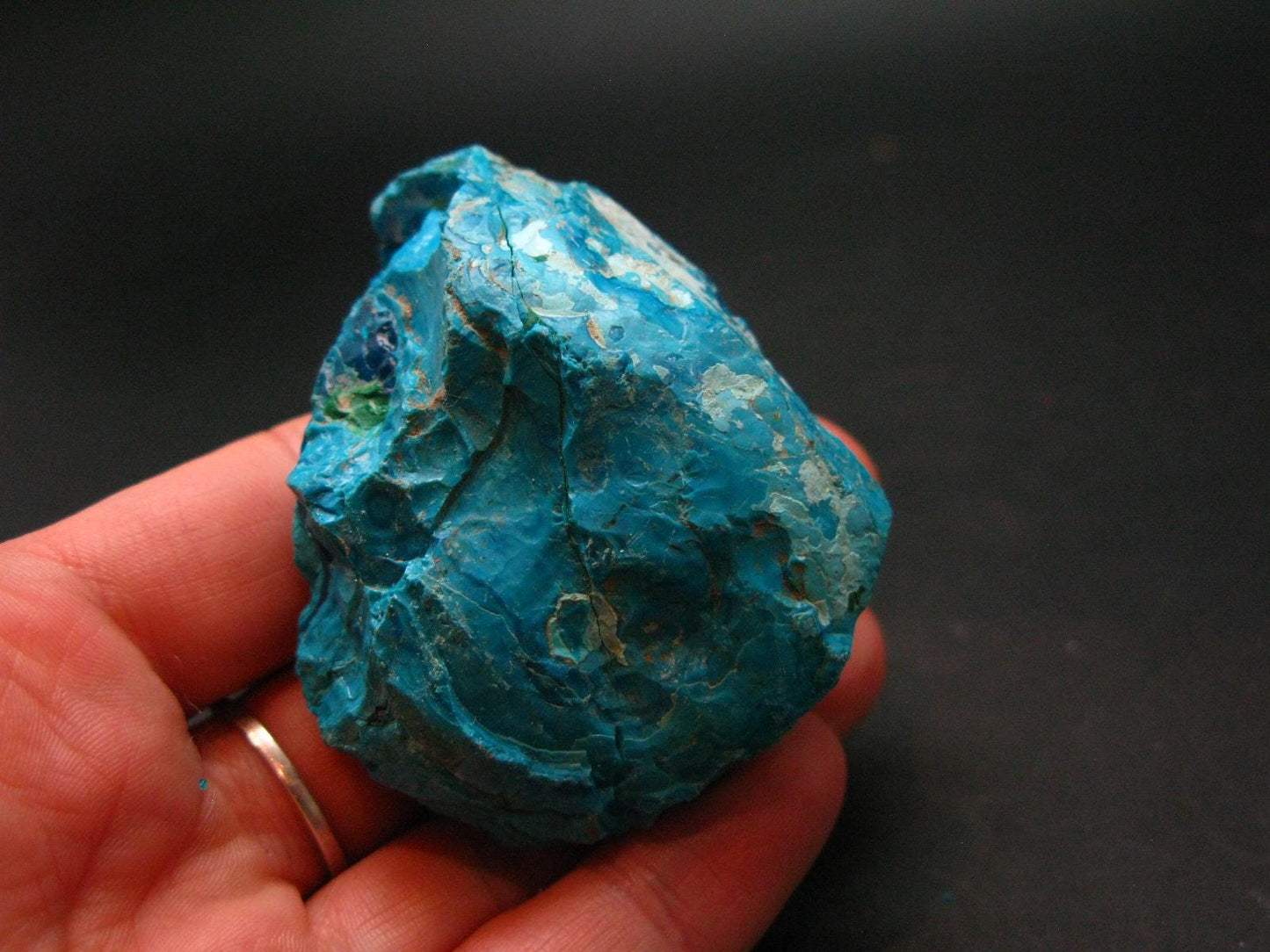 Raw Chrysocola Piece from Peru - 2.2" - 64.0 Grams