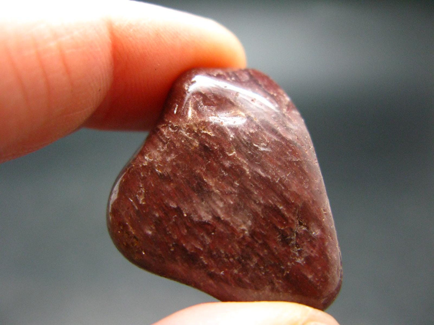 Large Lithium Quartz Tumbled Stone From Brazil - 1.1" - 14.49 Grams