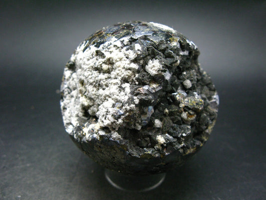 Rare Galena Sphalerite & Pyrite Sphere Ball From Peru - 2.6" - 658 Grams