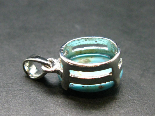 Turquoise Silver Pendant - 1.0" - 3.18 Grams