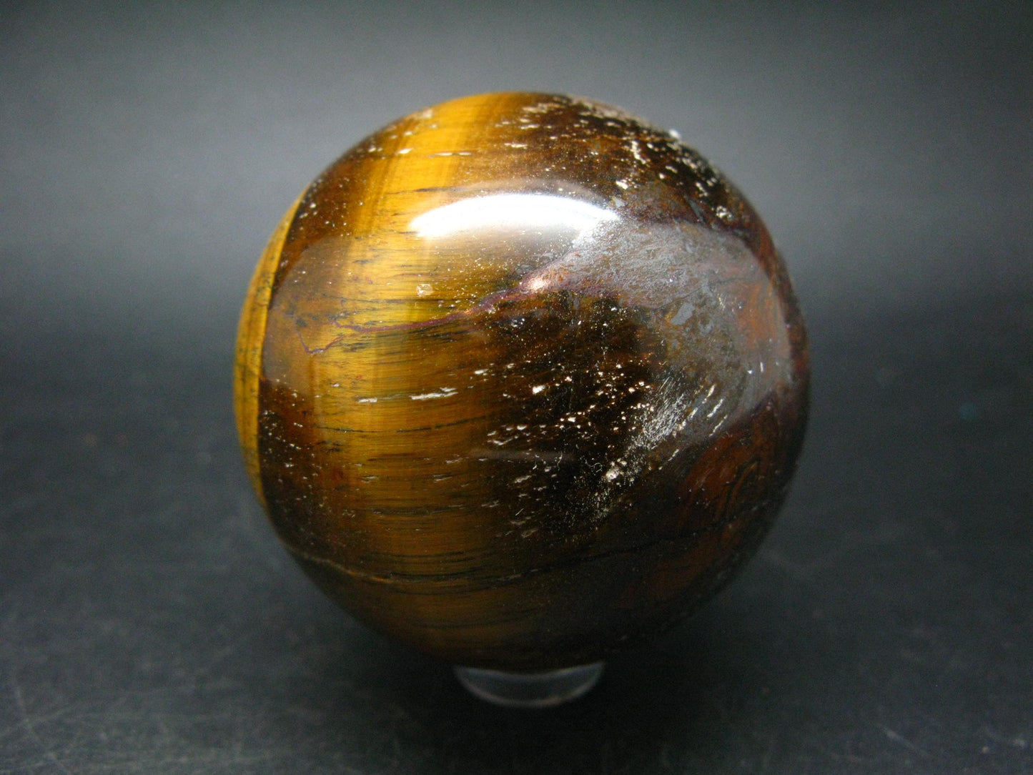 Golden Tiger Eye Sphere From South Africa - 2.0"