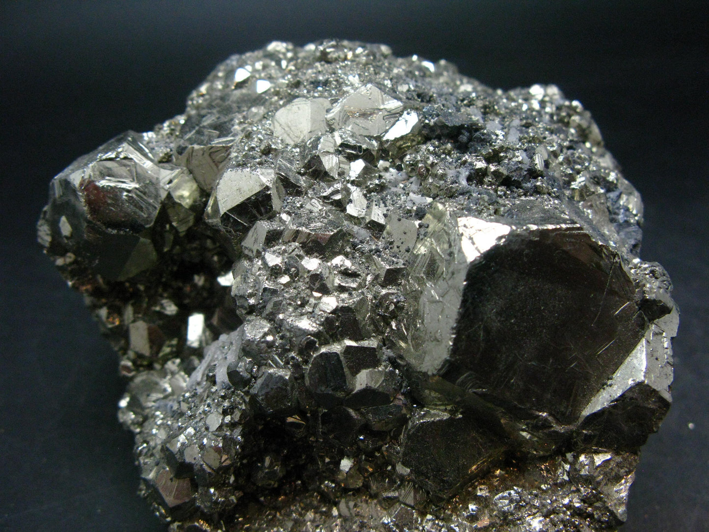 Pyrite Cluster From Peru - 3.7"