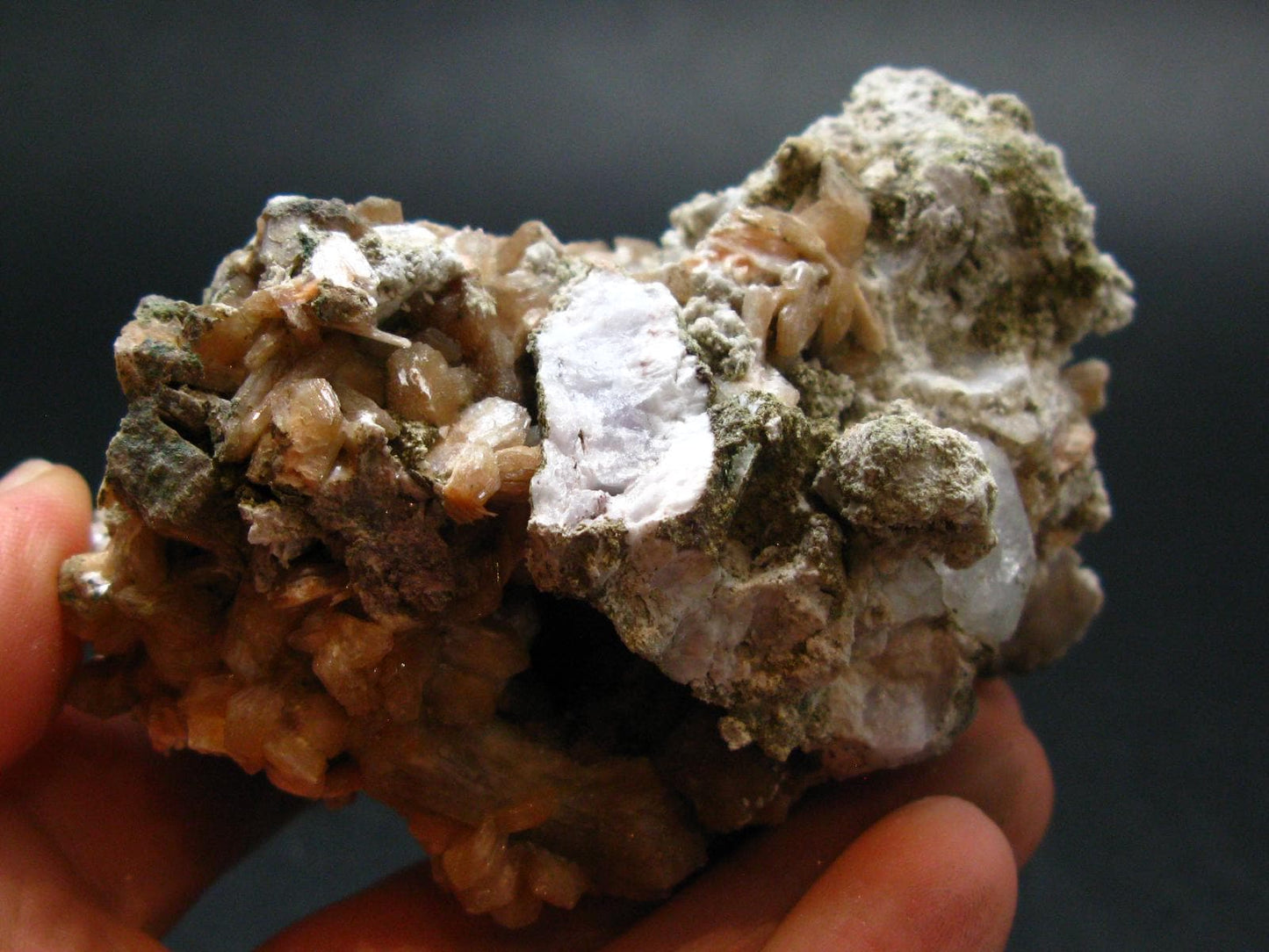 Analcime & Stilbite Cluster From Canada - 2.9" - 138.78 Grams