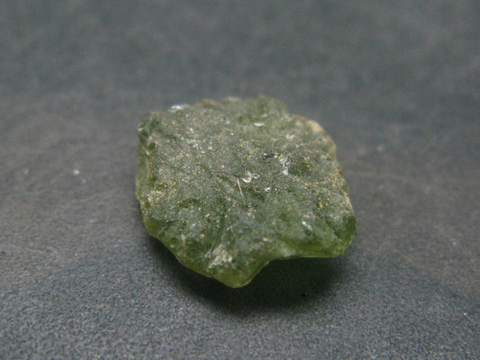 Moldavite Tektite Raw Piece from Czech Republic - 0.7" - 6.50 Carats - 1.30 Grams