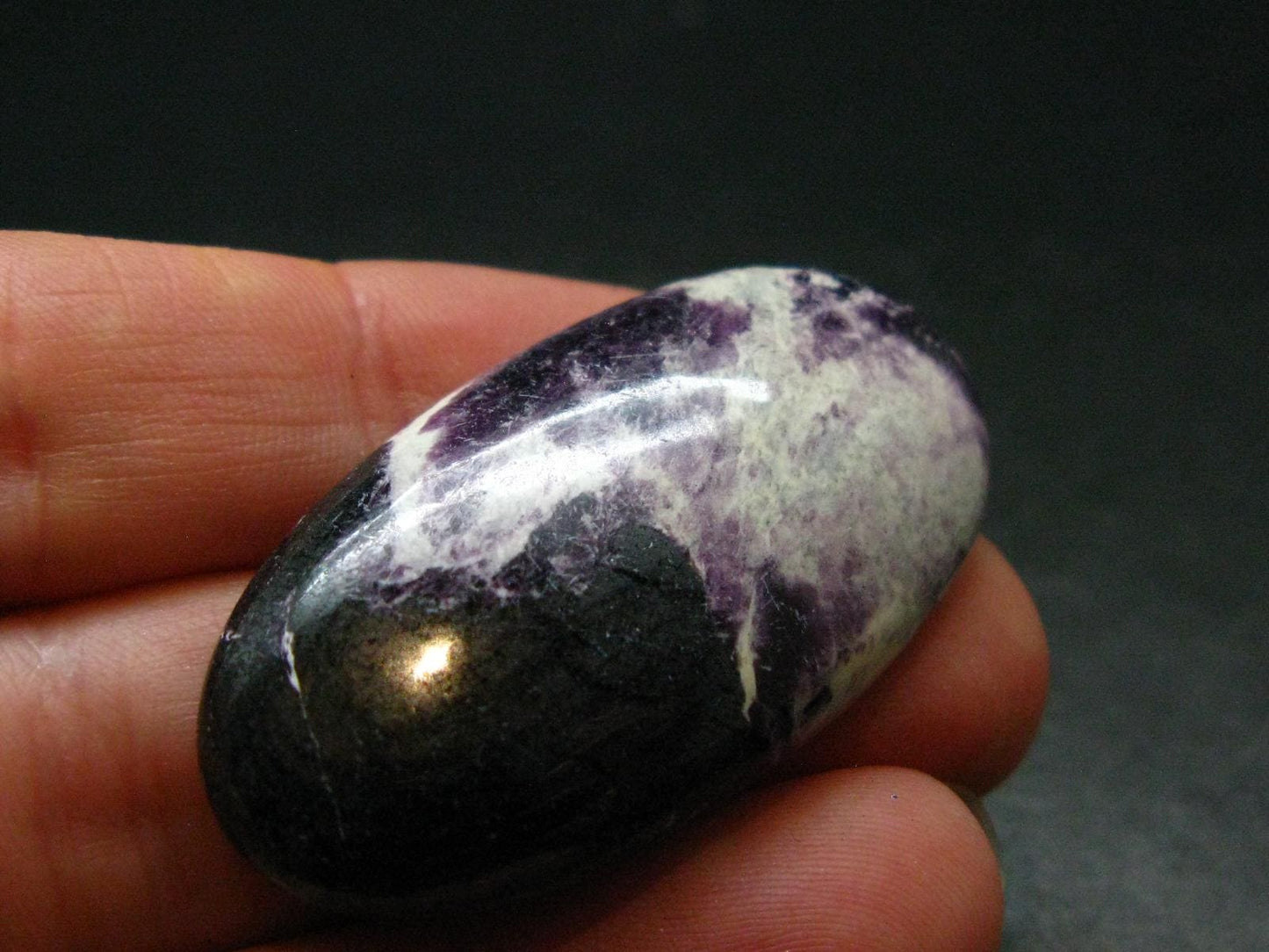 Very Rare Kammererite Chrome Clinochlore Cabochon from Turkey - 1.6" - 11.25 Grams