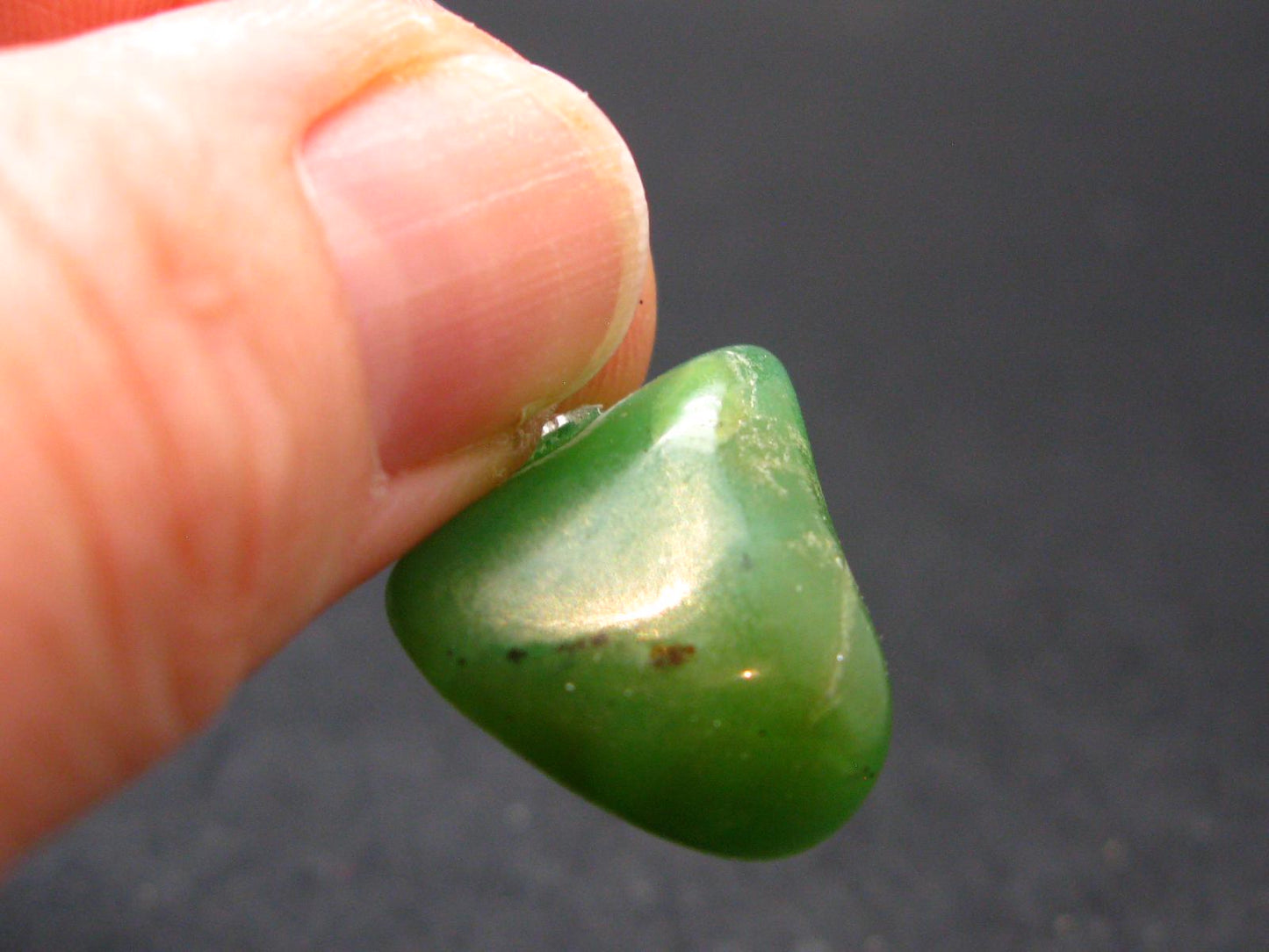 Chrysoprase Silver Pendant From Australia - 0.9" - 4.03 Grams
