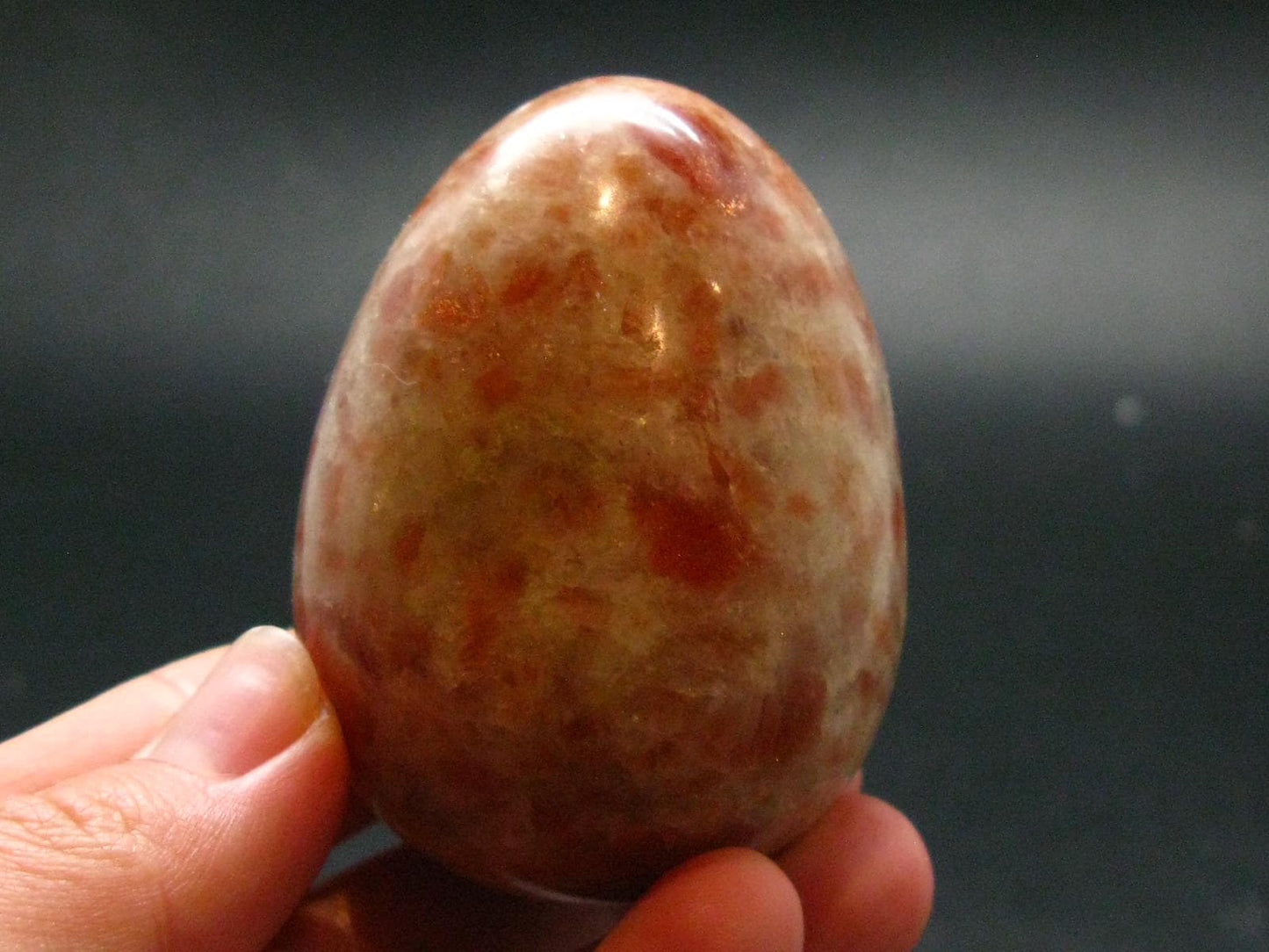 Sunstone Egg From India - 2.3" - 165.29 Grams