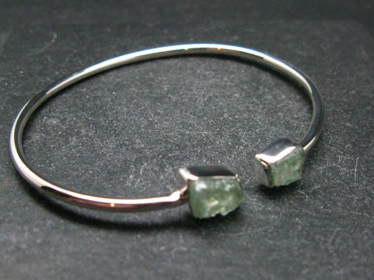 Kornerupine Silver Twister Bracelet From Tanzania - 5.20 Grams