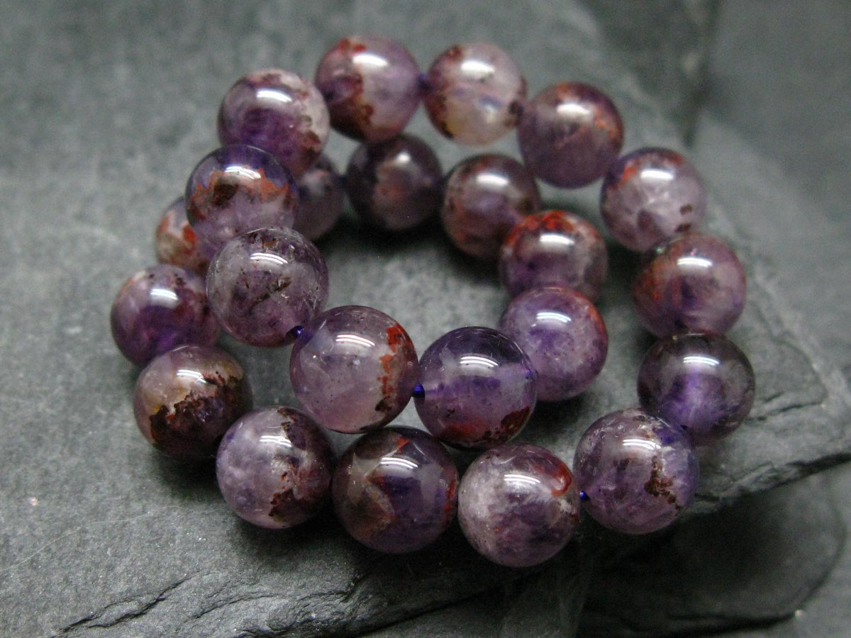 Auralite 23 Genuine Bracelet ~ 7 Inches ~ 8mm Round Beads