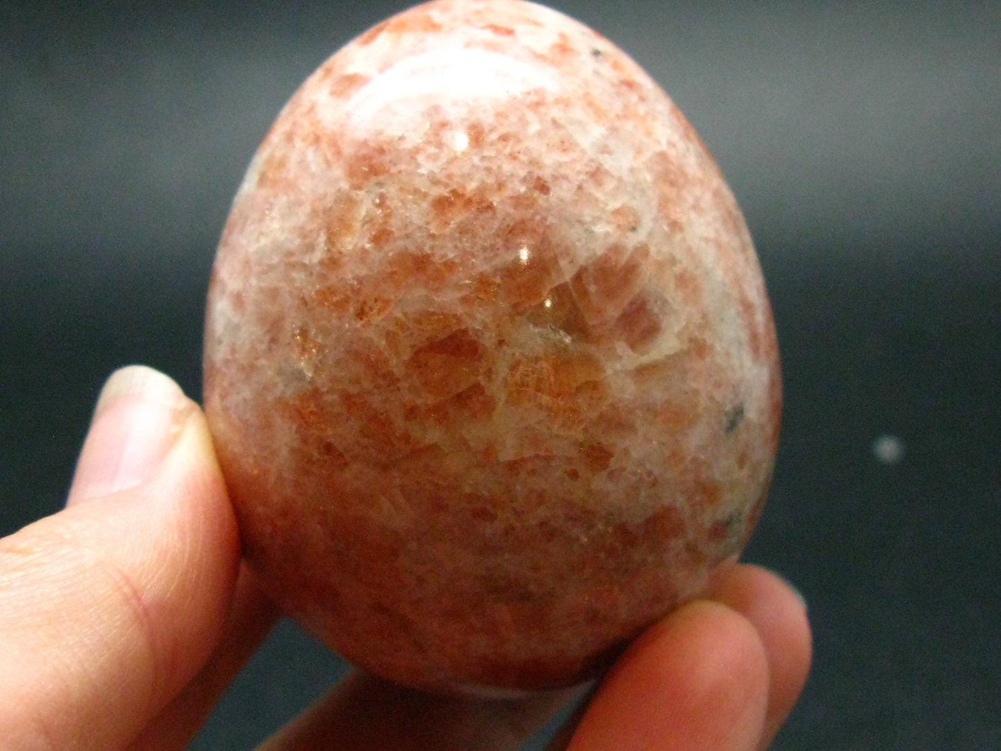Sunstone Egg From India - 2.2" - 159.35 Grams