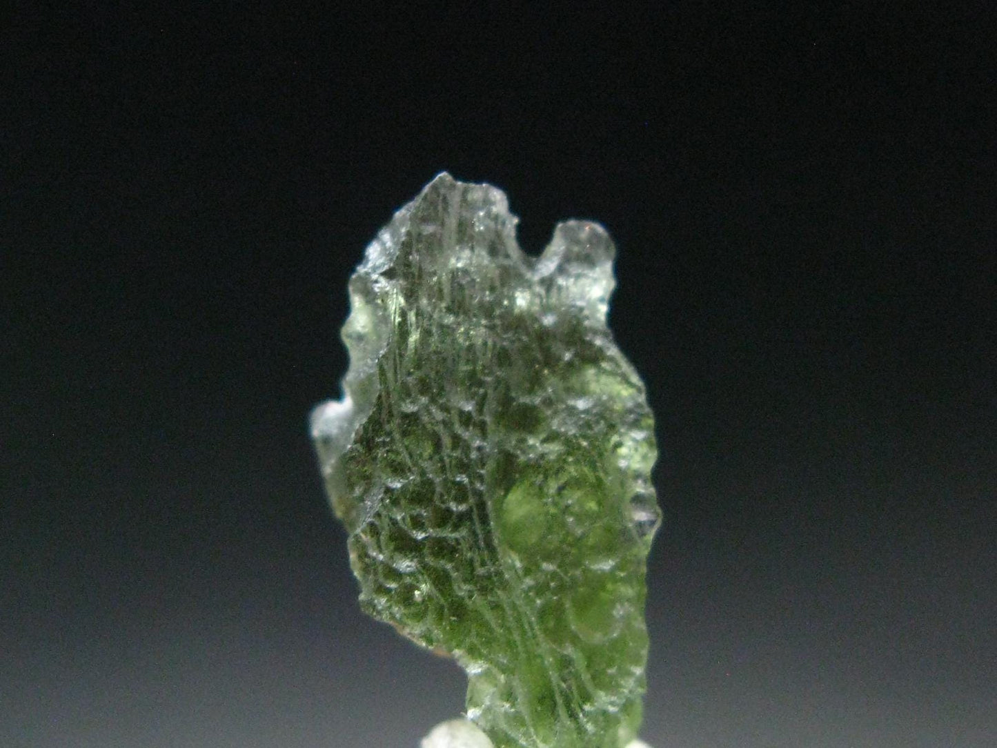 Moldavite Tektite Raw Piece from Czech Republic - 0.6" - 4.3 Carats - 0.86 Grams
