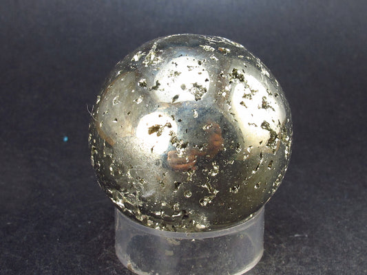 Pyrite Crystallized Sphere From Peru - 1.7" - 172 Grams