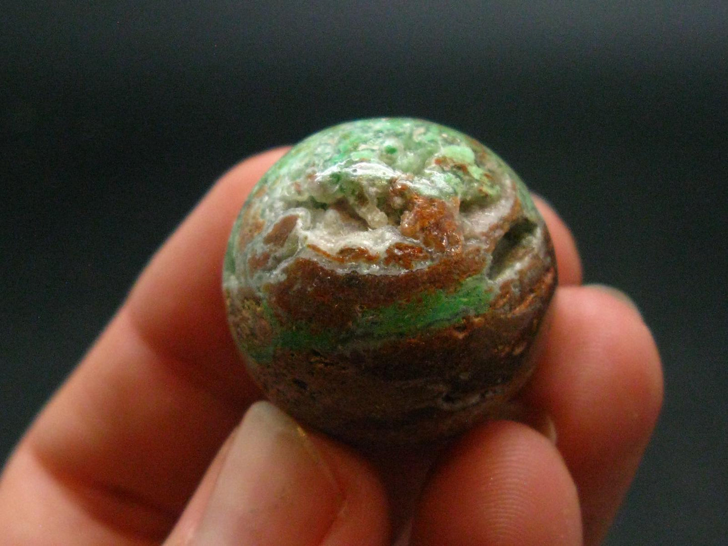 Rare Green Smithsonite Sphere Ball from Namibia - 10.9" - 17.84 Grams
