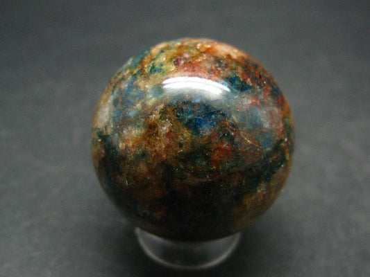Large Euclase Blue Sphere Ball From Zimbabwe - 35.4 Grams - 1.1"