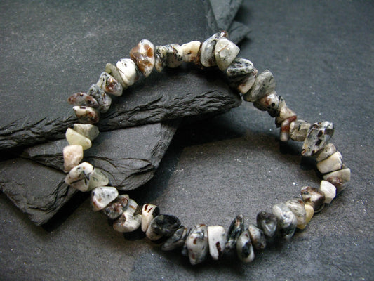 Astrophylite Astrophyllite Genuine Bracelet ~ 7 Inches ~ 8mm Tumbled Beads