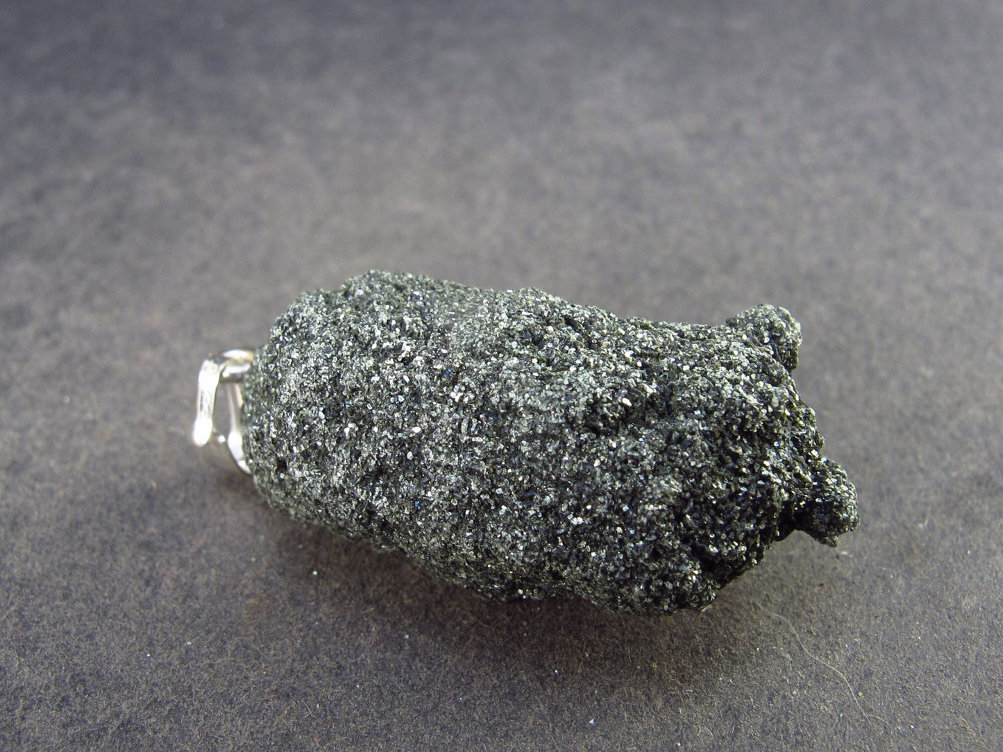 Primalite Crystal Silver Pendant From Russia - 9.3 Grams - 1.6"