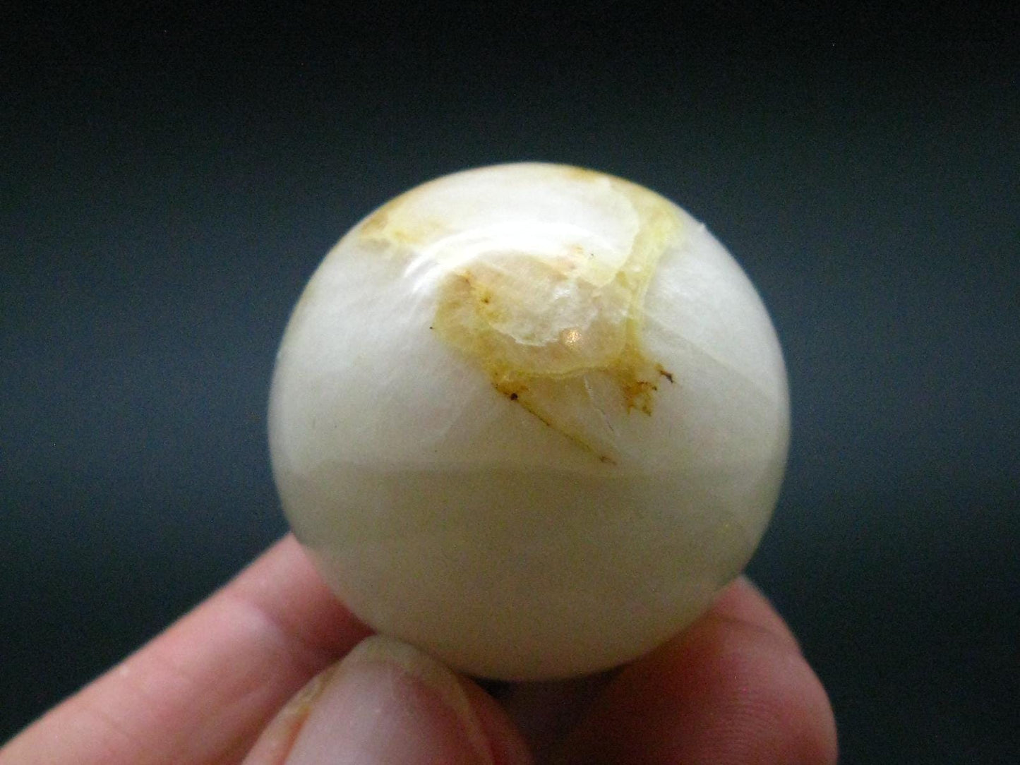 Rare Cryolite Sphere Ball From Greenland - 1.1" - 35.24 Grams
