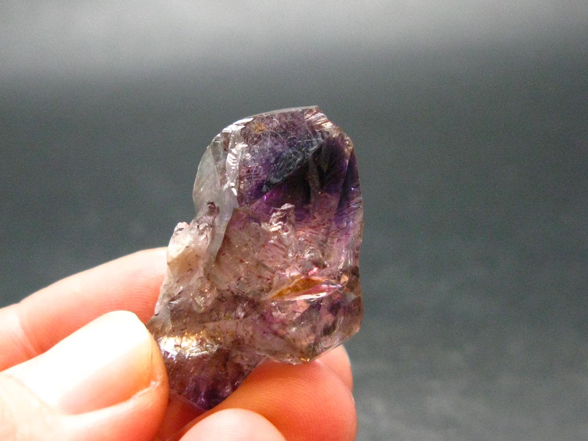 Rare Brandenberg Brandberg Amethyst Quartz Crystal From Namibia - 1.4" - 12.18 Grams
