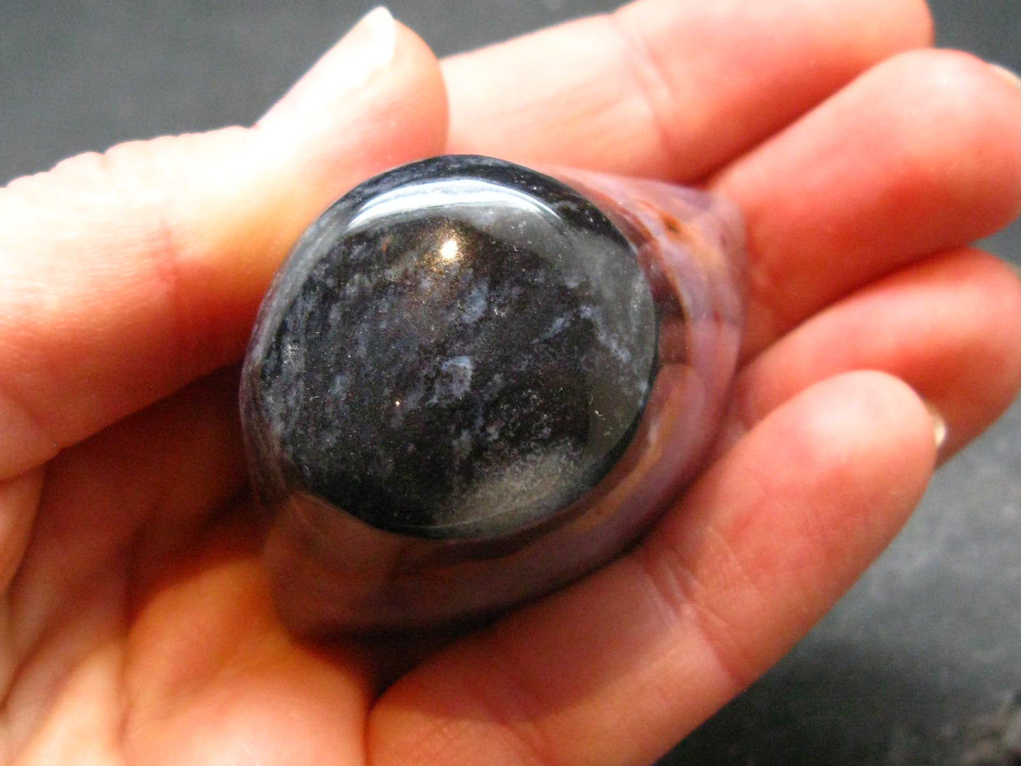 Perfect! 1.7" Agate Shiva Eye from India - 57.71 Grams