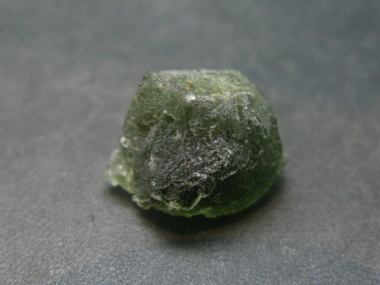 Moldavite Tektite Raw Piece from Czech Republic - 0.7" - 9.70 Carats - 1.94 Grams