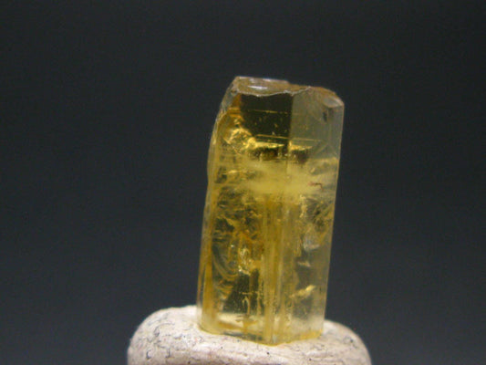 Gem Heliodor Golden Beryl Crystal From Tajikistan - 0.93 Grams - 0.5"