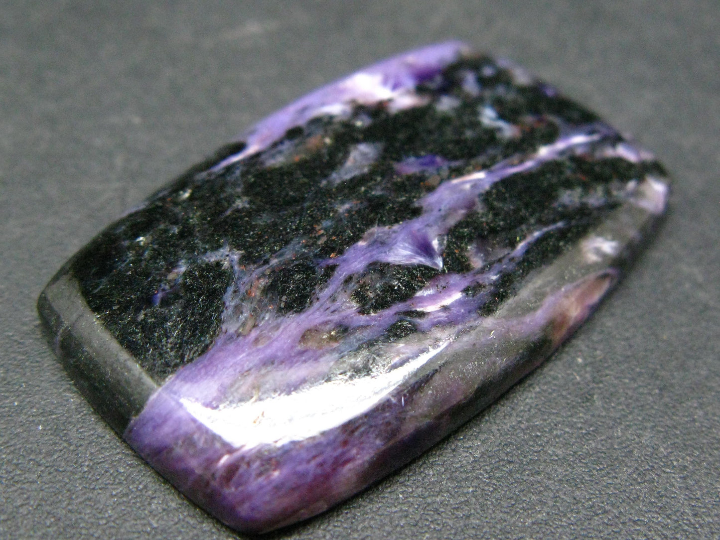Rare High-Quality Charoite Cabochon From Russia - 1.3"
