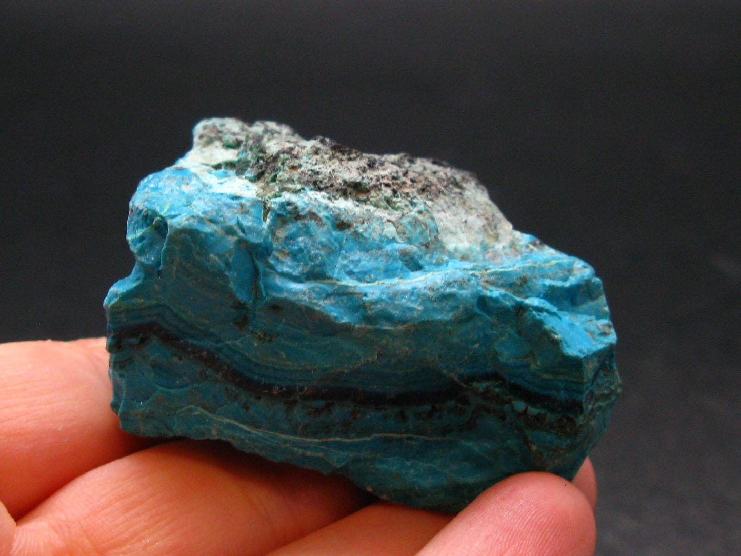Raw Chrysocola Piece from Peru - 1.9" - 56.13 Grams