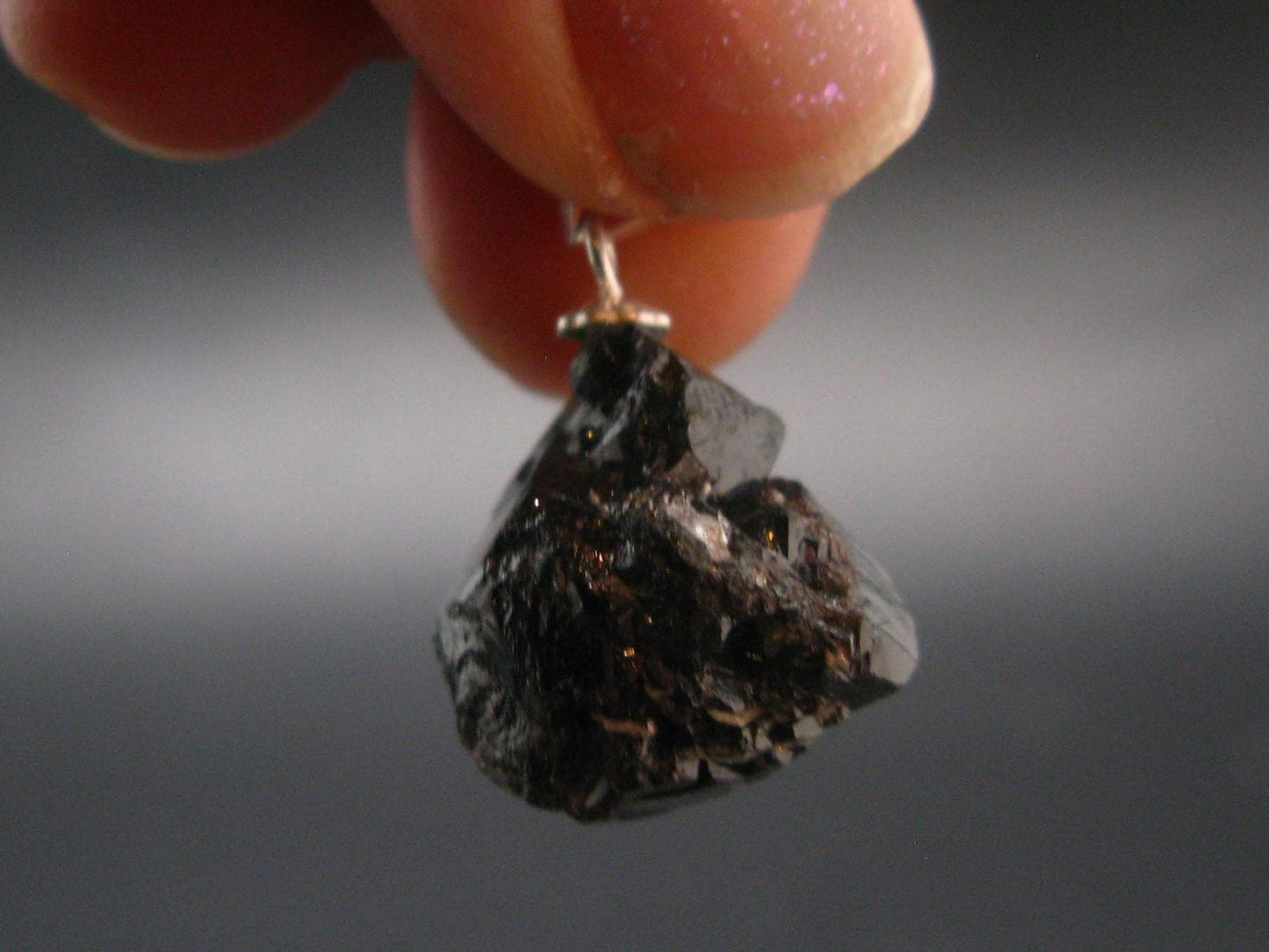 Cassiterite Pendant From China - 0.9" - 7.55 Grams