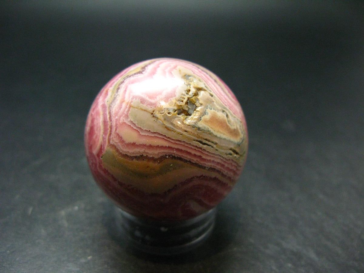 Rhodochrosite Sphere Ball from Argentina - 1.8" - 169.08 Grams