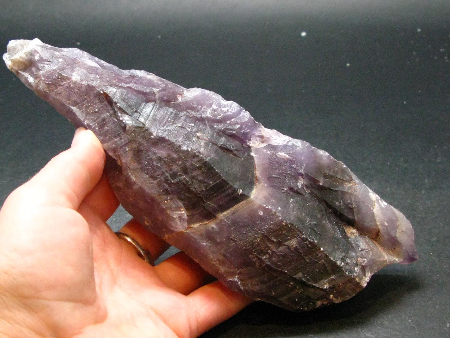 Rare Auralite Super 23 Large Crystal Amethyst From Canada - 7"